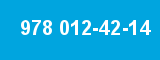 978 012-42-14